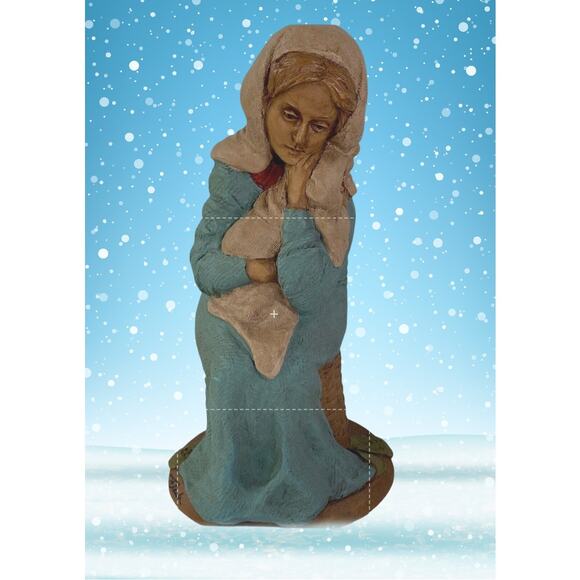 Thomas F. Clark Mary-R 1981 Cairn Studio Figurine w/ COA Retired Mary Figure 7” - Picture 1 of 9